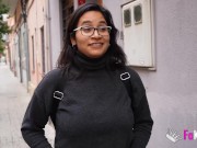 Chubby Latin babe Lana Villafuerte enjoys a dirty sex session with a big dick 4/16