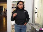 Chubby Latin babe Lana Villafuerte enjoys a dirty sex session with a big dick 6/16