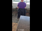 Hotwife couple asked stranger guy from hotel bar to join with them for a threesome 1/16