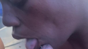 Swallow His Cum In A Tent