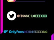 Sneaky Sexy Ebony Babe Khloe Kxxxng Wants To Be Your Girlfriend 1/16