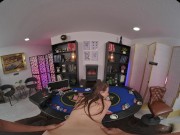 FuckPassVR - A sexy poker dealer Aubree Valentine goes all in on your throbbing cock in VR 16/16