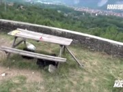 Paola M. Is In For Some Hot Fuck Outside With Lover - AMATEUR EURO 10/16