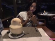 Skinny Asian whore lets a foreigner fill her up with a warm load of jizz 1/16