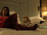 Big Boobs Big Butt Hot and Horny MILF XMas New Year´s Eve Celebration Handjob for Edging and Riding 4/16