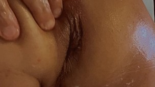 Self fisting my soft hole