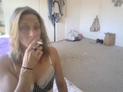 smoking a cigarette in my baby daddys house when im not suppost to 11/16