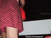 Dry Humping My Step Sis on the BALCONY after Making Her SQUIRT 14/16