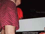 Dry Humping My Step Sis on the BALCONY after Making Her SQUIRT 16/16