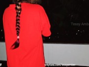 Dry Humping My Step Sis on the BALCONY after Making Her SQUIRT 3/16