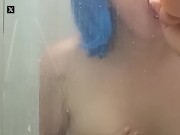 Creamy pussy and horny little