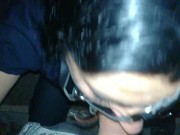 Princess with beautiful eyes with open mouth SPIDER gag take my cum in public 12/16