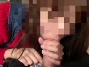 She keeps sucking while I cum. Continue licking harder and harder. post orgasm blowjob. 1/16