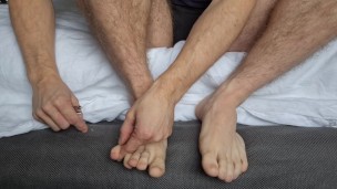 clipping my toenails
