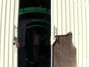 Jimena Lago Fucks In Abandoned Building With Her BF - LATINA MILF 1/16