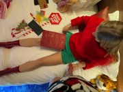 She takes my cum until the last drop from my balls on her letter to Santa on a Christmas Eve for New Years and here is how 16/16