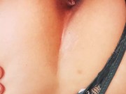 Look my beautiful tits bouncing until creampie