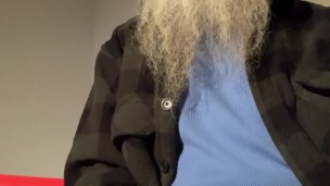 Daddy Smoking Triple Cigars and Cum