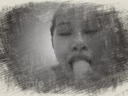 Asian slut remembers how to do a great deepthroat