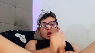 Handjob addict and milkman boy has a big pink ass (mobile version)