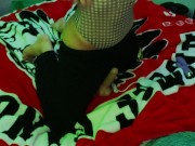 Milf first time playing with suction cup dildo 4/16