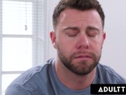 Sexy Blonde Lesbian Begs Man For A Creampie 1/16