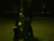 Dum Whore worship cock in public, no shame 11/16