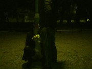 Dum Whore worship cock in public, no shame 16/16