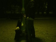 Dum Whore worship cock in public, no shame 3/16