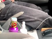 Paja sitio público mientras trabajo