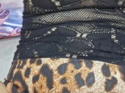 moan Big Ass Mom asian sexy leopard dildo ride 14/16