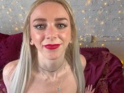 POV JOI Slutty Blonde Nympho At The Holiday Party Begs You To Stroke Your Cock For Her - Remi Reagan 12/16