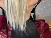 POV JOI Slutty Blonde Nympho At The Holiday Party Begs You To Stroke Your Cock For Her - Remi Reagan 15/16