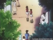 Busty japanese anime teen takes hard dick 7/16