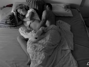 The amateur couple's naughty intimate moment was  at night time 4/16