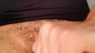 Solo y caliente después de correr