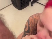 BBW stepmom MILF sexy blow job his pov 10/16