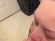 BBW stepmom MILF sexy blow job his pov 13/16