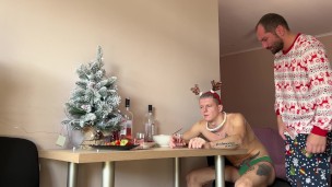 The morning after the New Year's party, juicy fucking cures headaches - 571