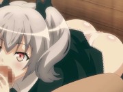 Beautiful Girl With White Hair Loves Tongue Kissing 3/16