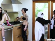 LICENSED TO LICK Leigh Raven and Nikki Hearts Rough Lesbos 2/16