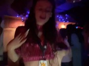 picked up a girl in a club who was dancing on the bar and fucked her hard in the anal 1/16