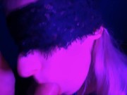 Purple Bitch Neko Slow blowjob /cum in mouth/ Larrisa Neko 10/16