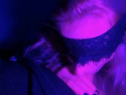 Purple Bitch Neko Slow blowjob /cum in mouth/ Larrisa Neko 4/16