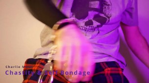CHASTITY cage milked & Self BONDAGE (almost) gone WRONG | Charlie Moon