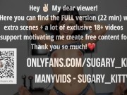 Stepdaughter with Juicy Body in Sexy Lingerie do Hairjob and Sucking - Cum in Mouth from Stepdad 16/16