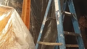 Working on a ladder