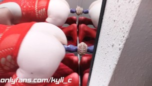 Anal dildo fuck
