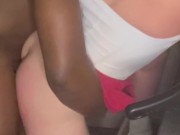 Christmas cream pie; wife orgasms and gets filled with BBC cum💦🎄(Merry Christmas) 8/16