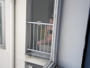 She's a nympho! She invited her strange neighbor over to fuck her! 1/16